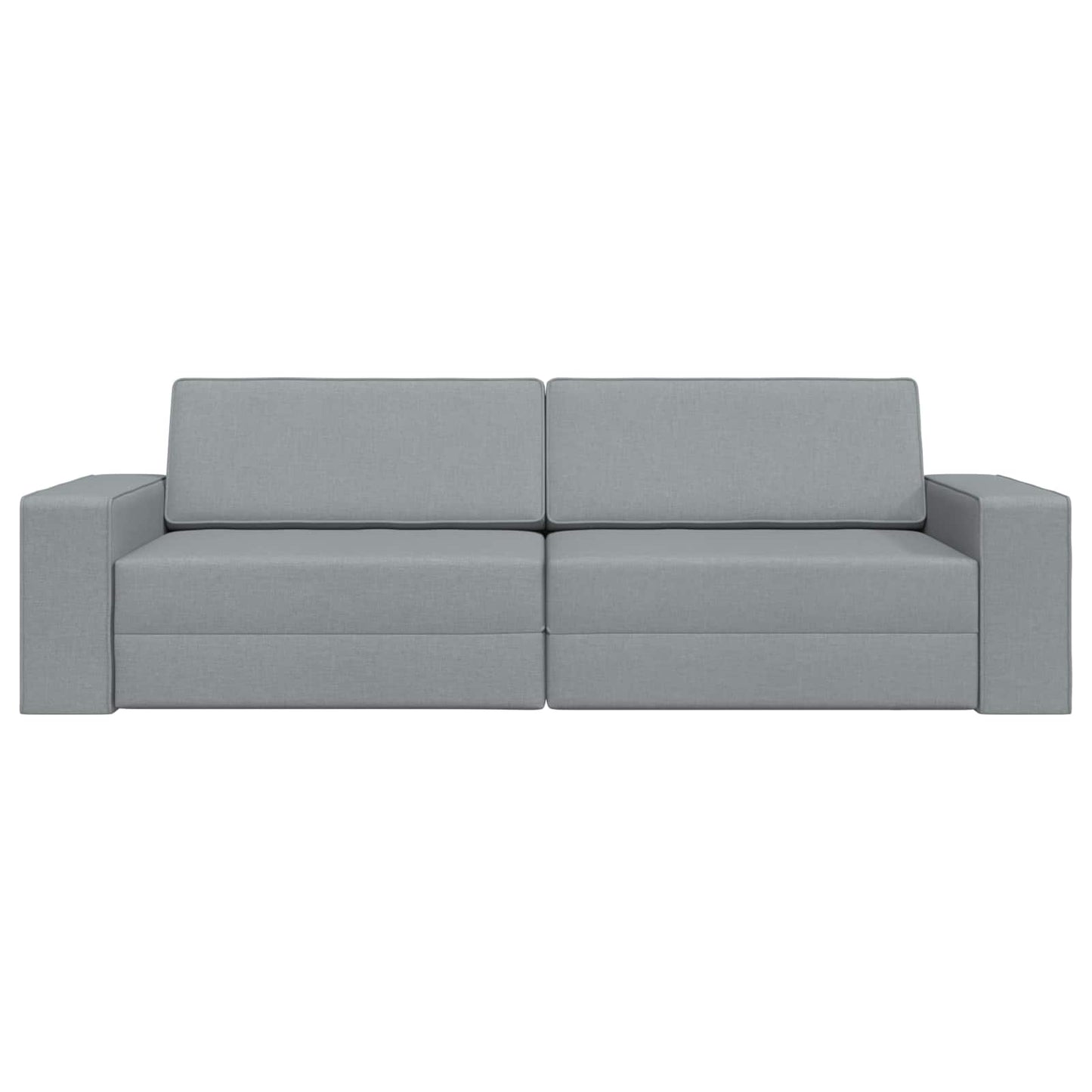 vidaXL Schlafsofa 200cm Hellgrau Stoff