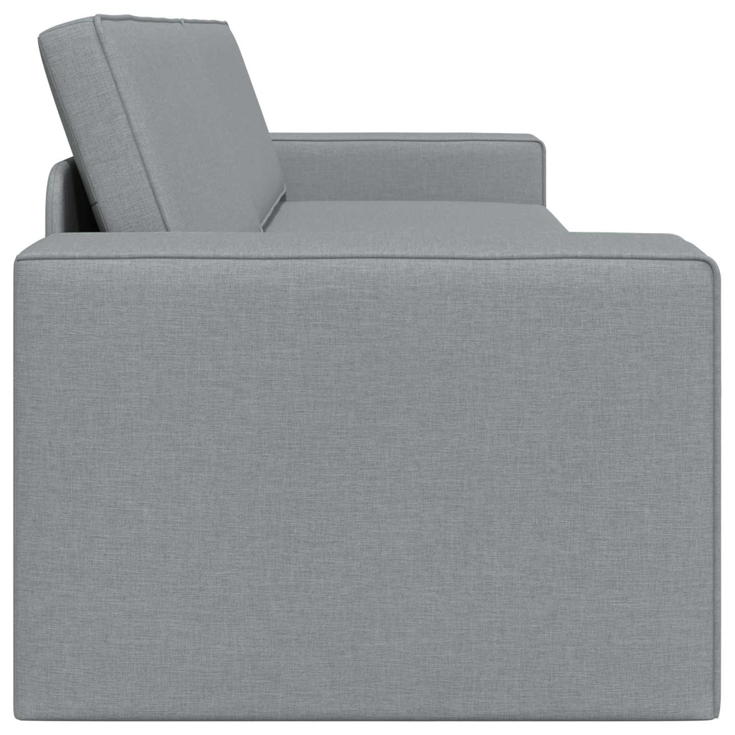 vidaXL Schlafsofa 200cm Hellgrau Stoff