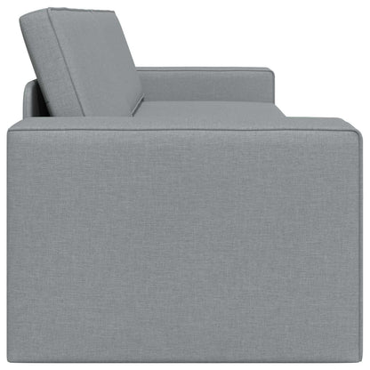 vidaXL Schlafsofa 200cm Hellgrau Stoff