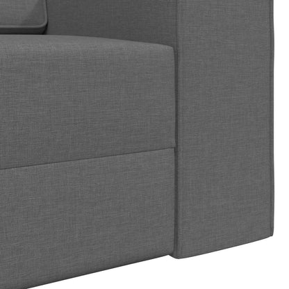 vidaXL Schlafsofa 200cm Dunkelgrau Stoff