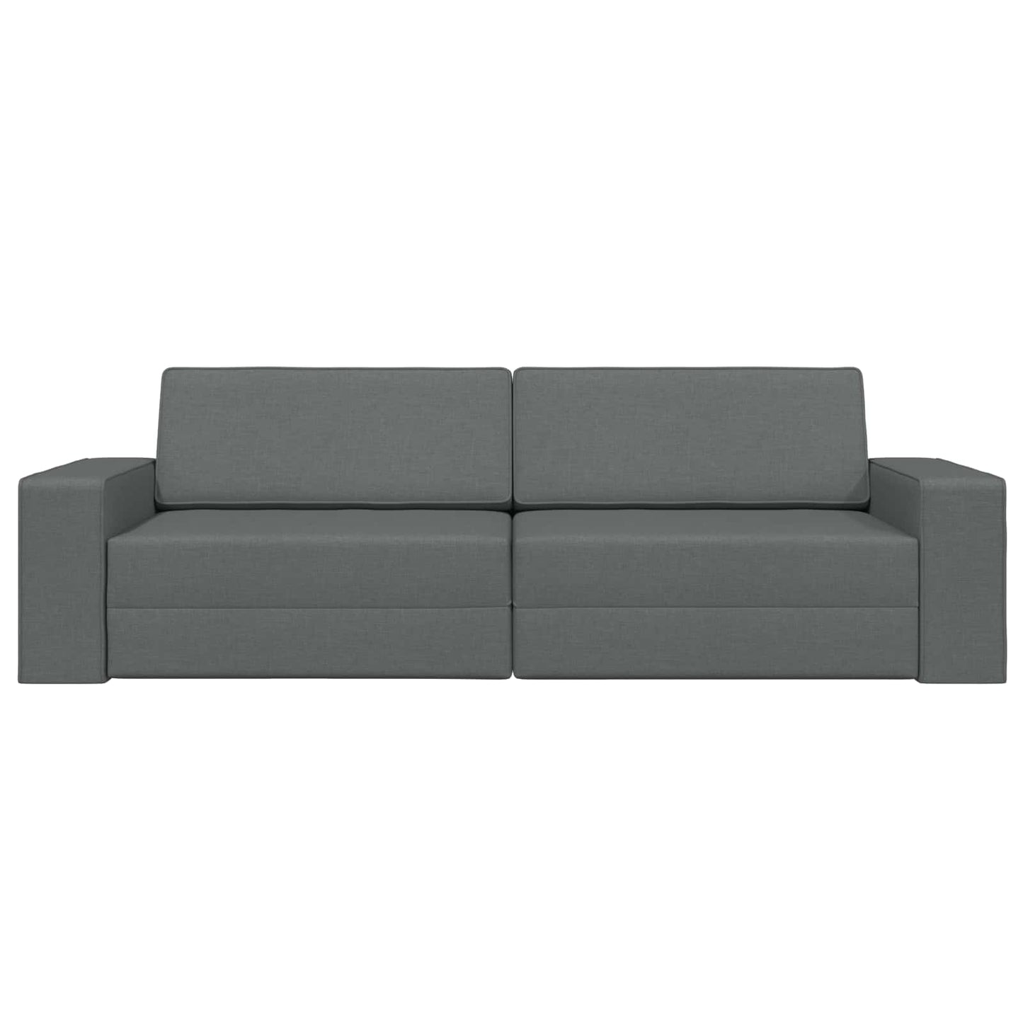 vidaXL Schlafsofa 200cm Dunkelgrau Stoff