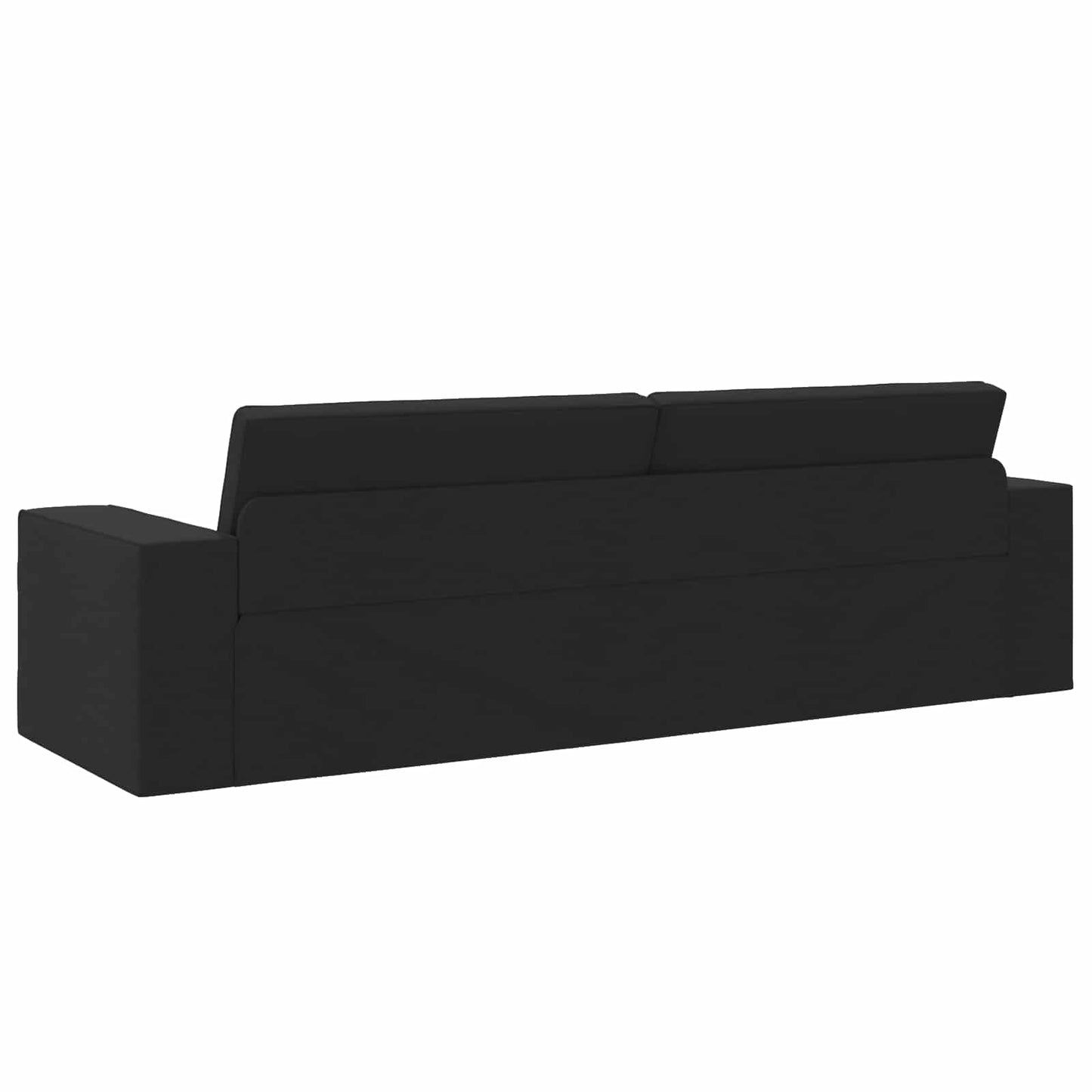 vidaXL Schlafsofa 200cm Schwarz Stoff
