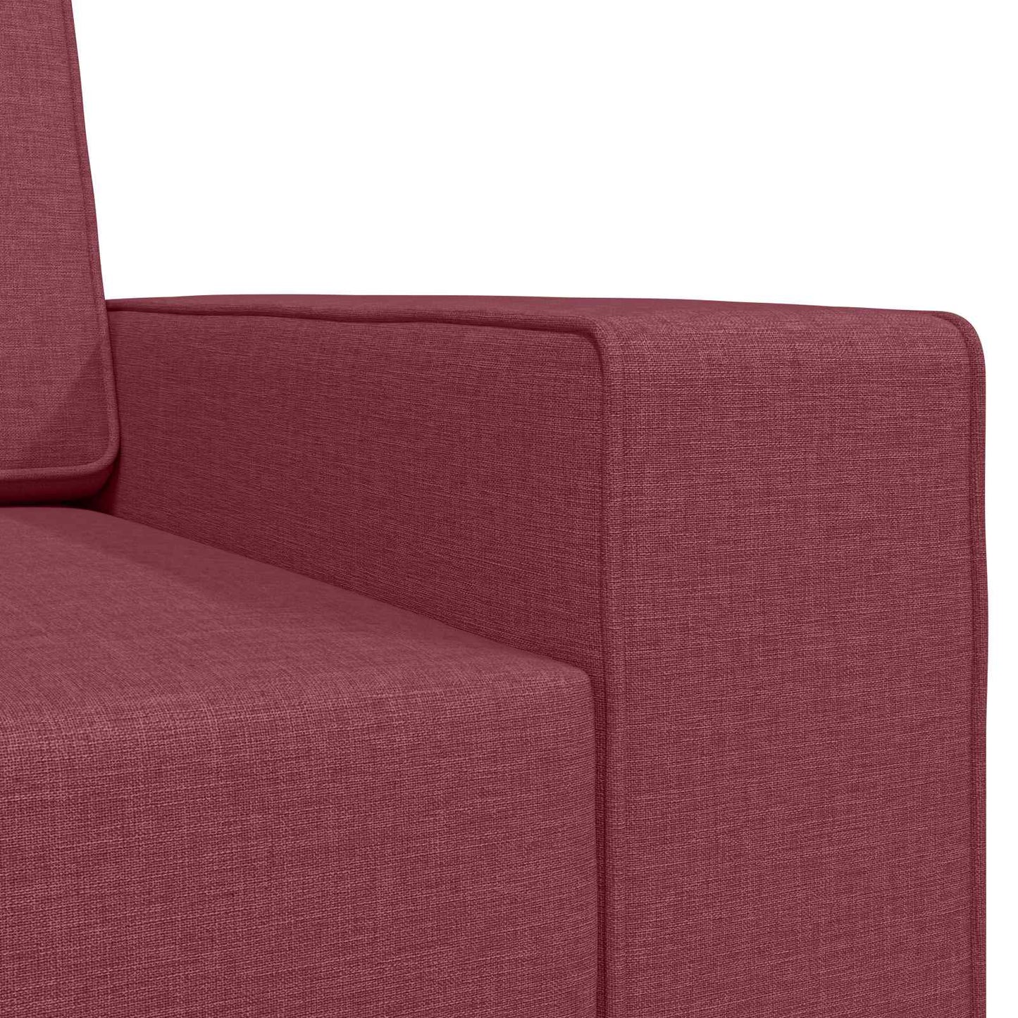vidaXL Schlafsofa 200cm Weinrot Stoff