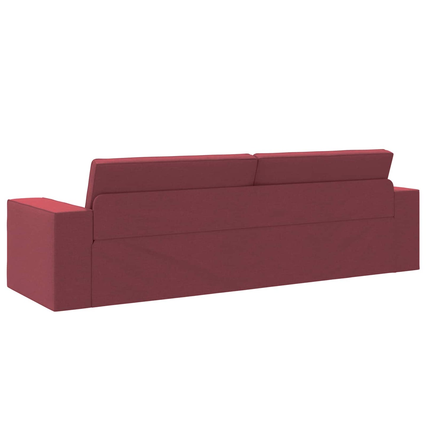 vidaXL Schlafsofa 200cm Weinrot Stoff