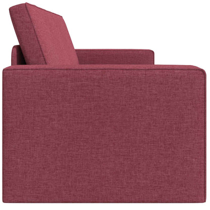vidaXL Schlafsofa 200cm Weinrot Stoff