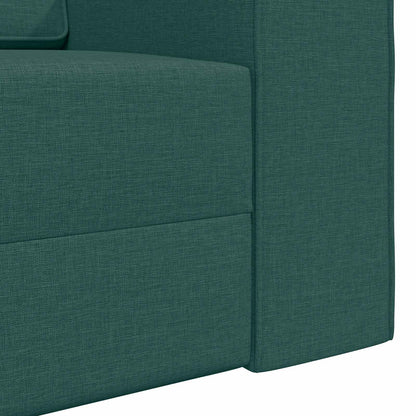 vidaXL Schlafsofa 200cm Dunkelgrün Stoff