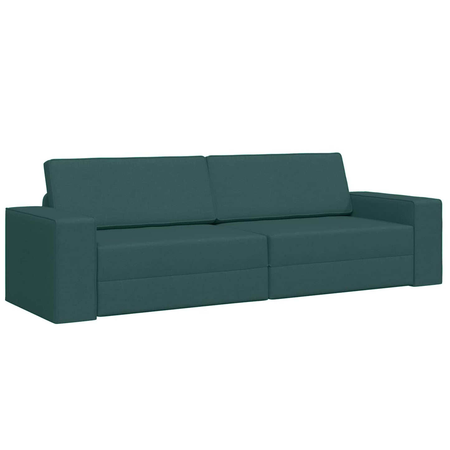 vidaXL Schlafsofa 200cm Dunkelgrün Stoff
