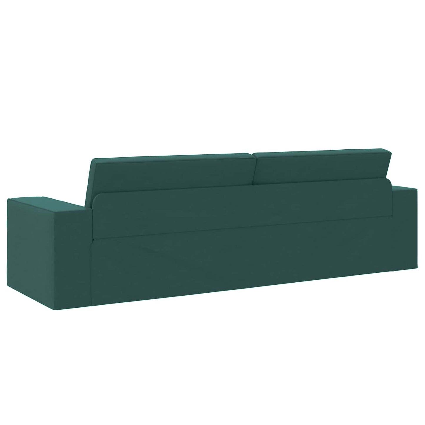 vidaXL Schlafsofa 200cm Dunkelgrün Stoff