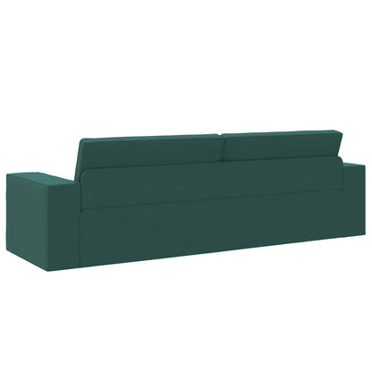vidaXL Schlafsofa 200cm Dunkelgrün Stoff