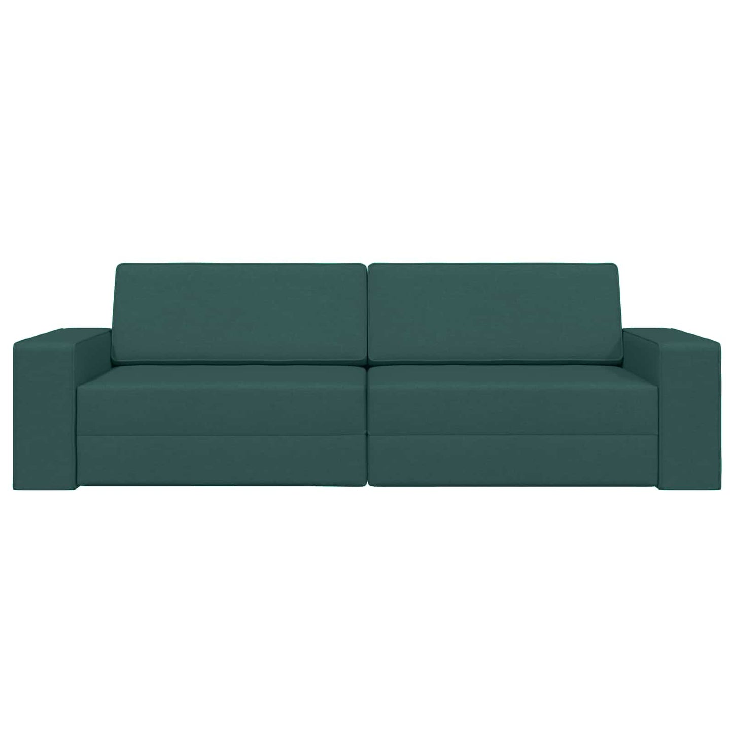 vidaXL Schlafsofa 200cm Dunkelgrün Stoff