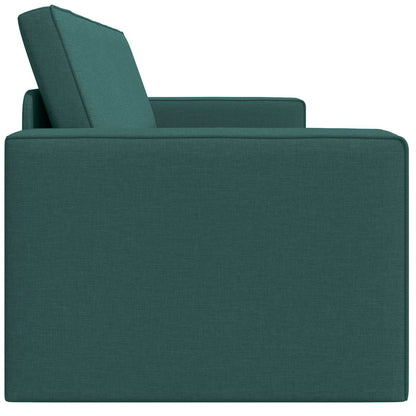vidaXL Schlafsofa 200cm Dunkelgrün Stoff