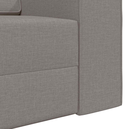 vidaXL Schlafsofa 200cm Taupe Stoff