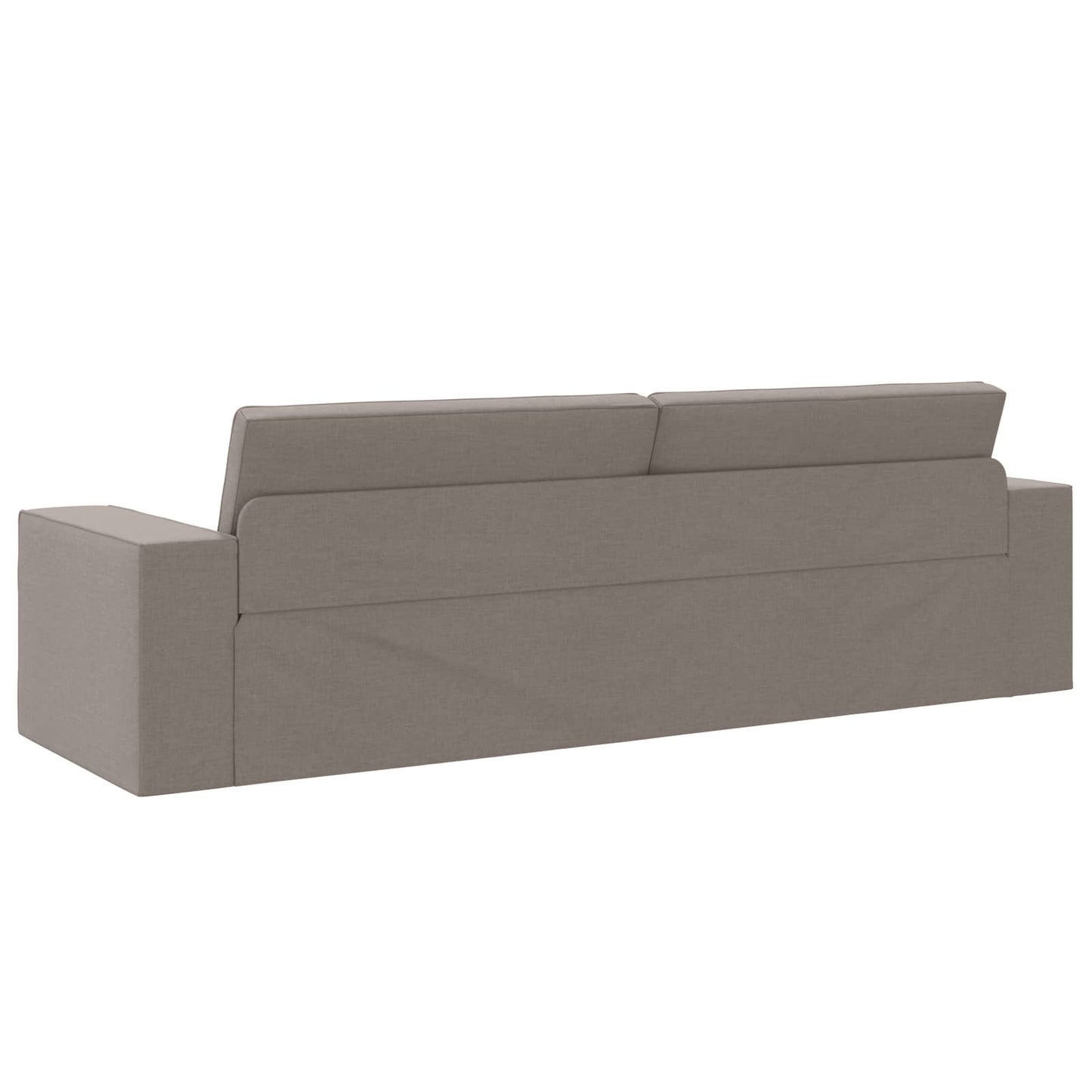 vidaXL Schlafsofa 200cm Taupe Stoff