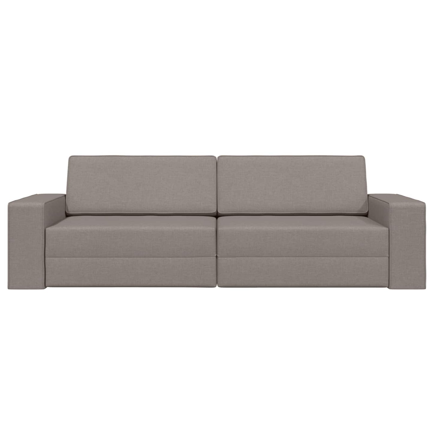 vidaXL Schlafsofa 200cm Taupe Stoff