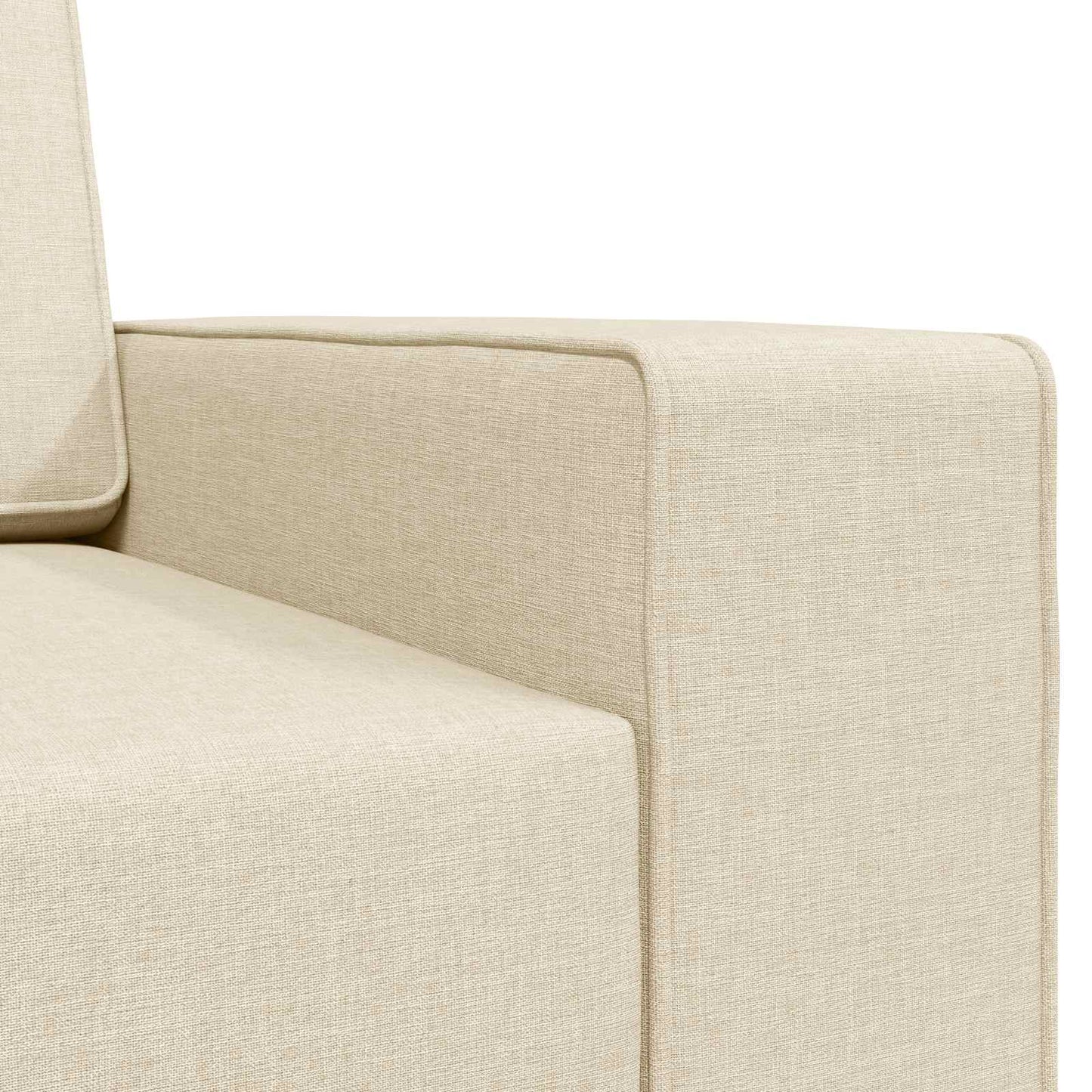 vidaXL Schlafsofa 200cm Creme Stoff