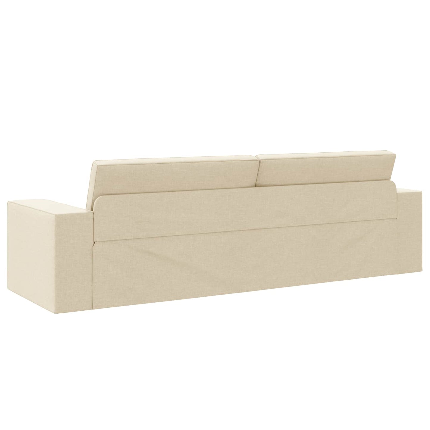 vidaXL Schlafsofa 200cm Creme Stoff