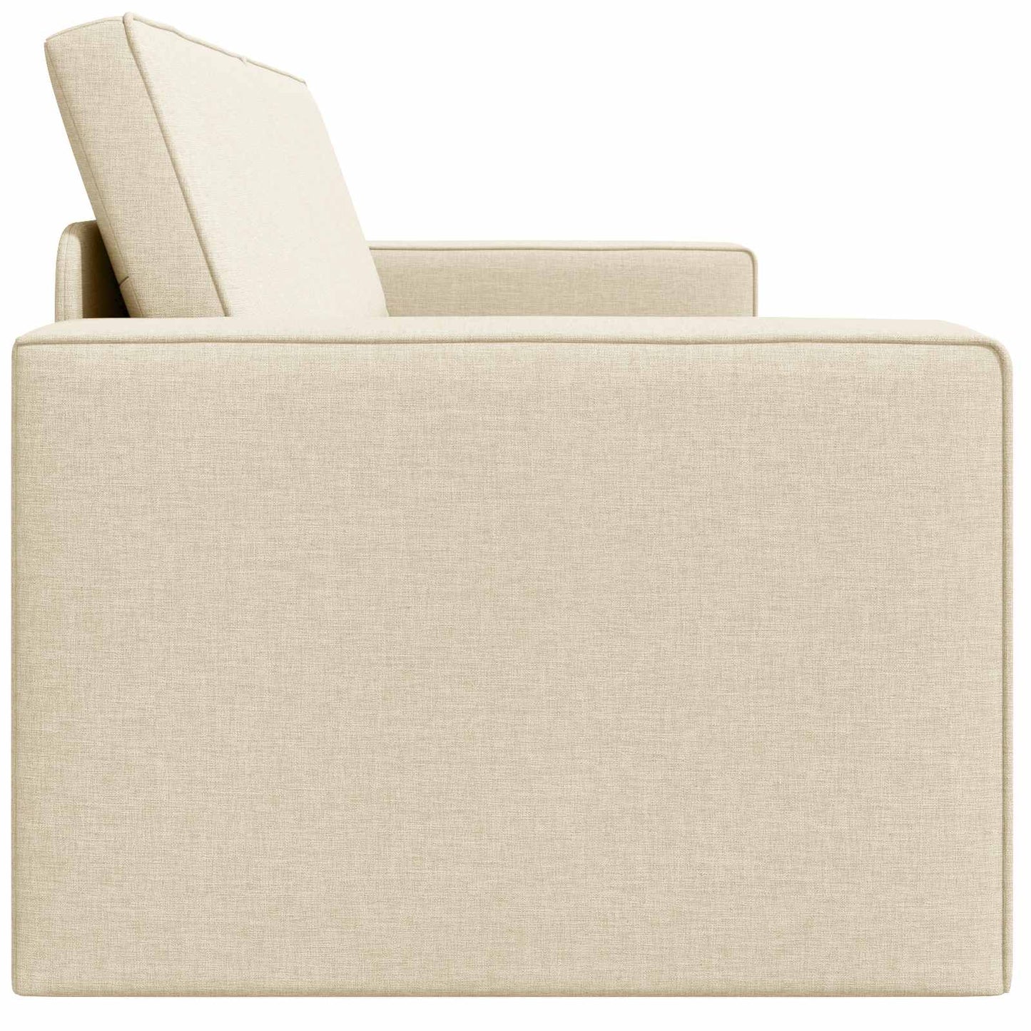 vidaXL Schlafsofa 200cm Creme Stoff