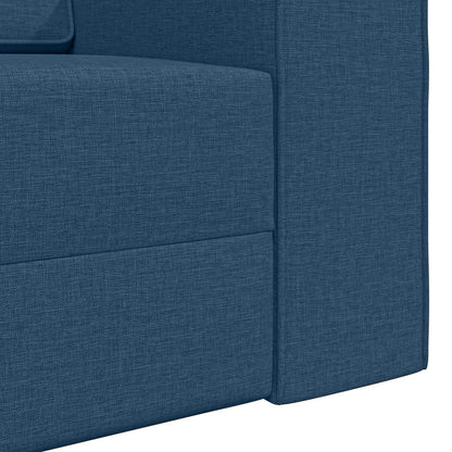 vidaXL Schlafsofa 200cm Marineblau Stoff
