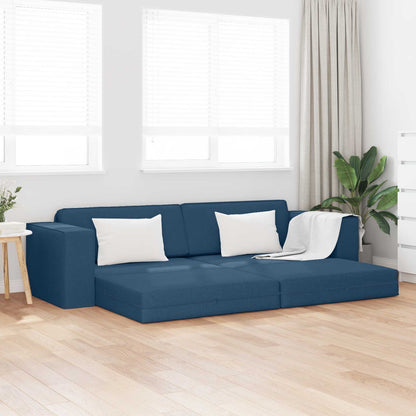 vidaXL Schlafsofa 200cm Marineblau Stoff