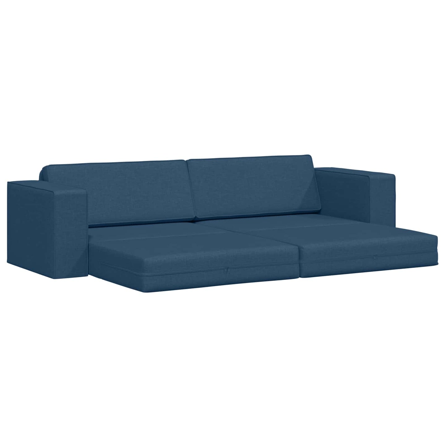 vidaXL Schlafsofa 200cm Marineblau Stoff