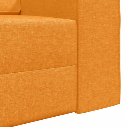 vidaXL Schlafsofa 200cm Dunkelgelb Stoff
