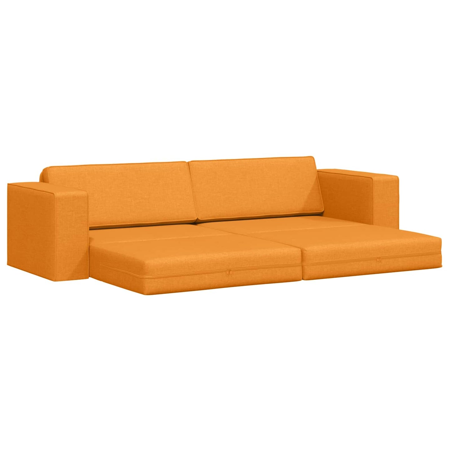 vidaXL Schlafsofa 200cm Dunkelgelb Stoff