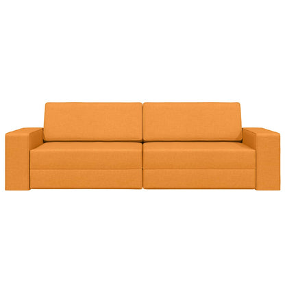 vidaXL Schlafsofa 200cm Dunkelgelb Stoff