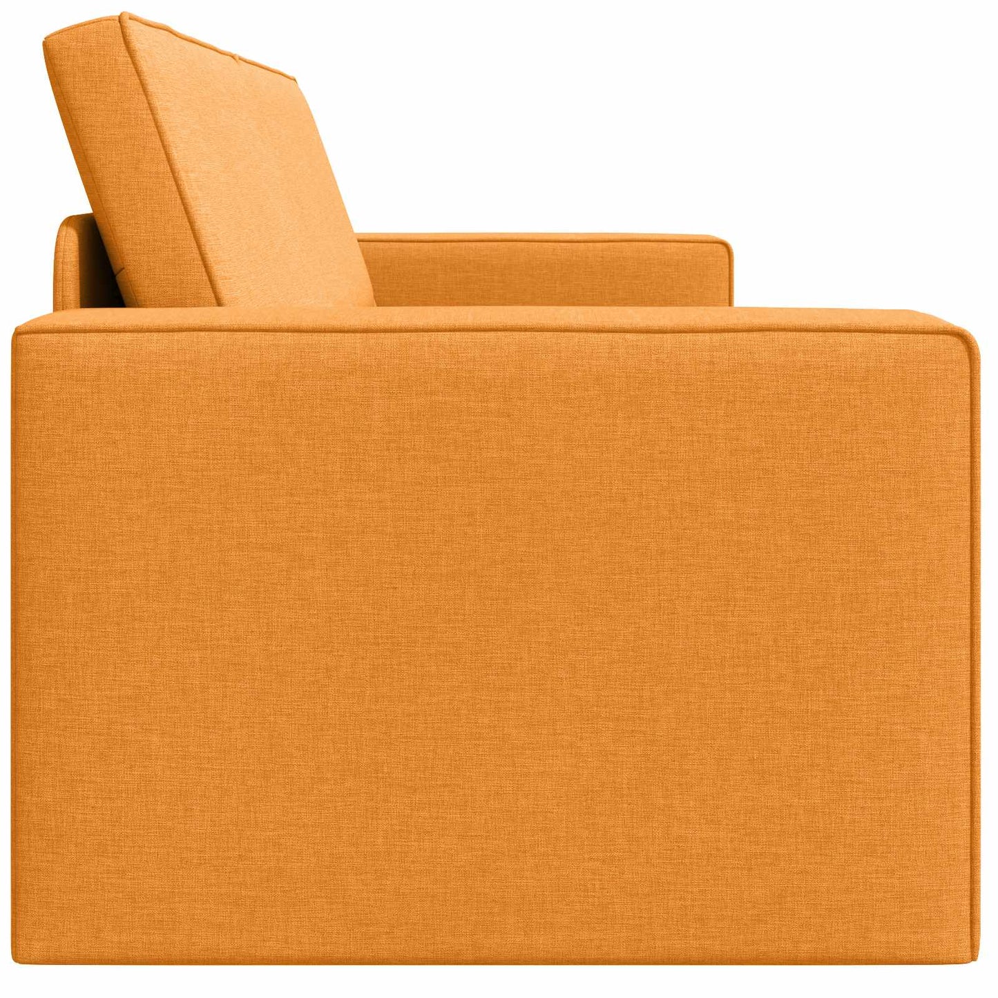 vidaXL Schlafsofa 200cm Dunkelgelb Stoff