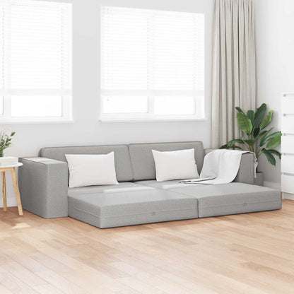 vidaXL Schlafsofa 200cm Wolkengrau Stoff