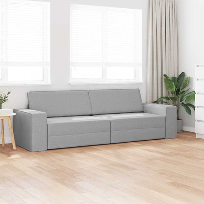 vidaXL Schlafsofa 200cm Wolkengrau Stoff