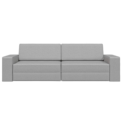 vidaXL Schlafsofa 200cm Wolkengrau Stoff