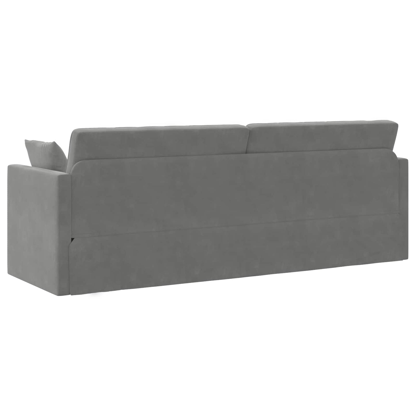 vidaXL Boden-Sofa-Bett 200cm Dunkelgrau Samt