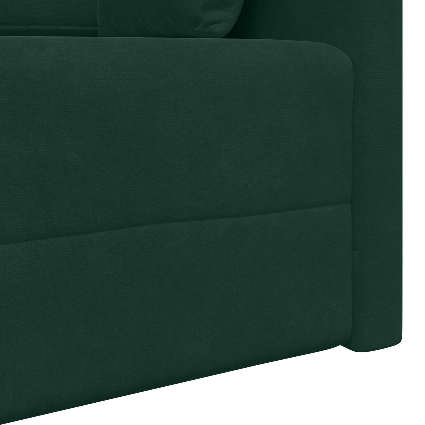vidaXL Boden-Sofa-Bett 200cm Dunkelgrün Samt