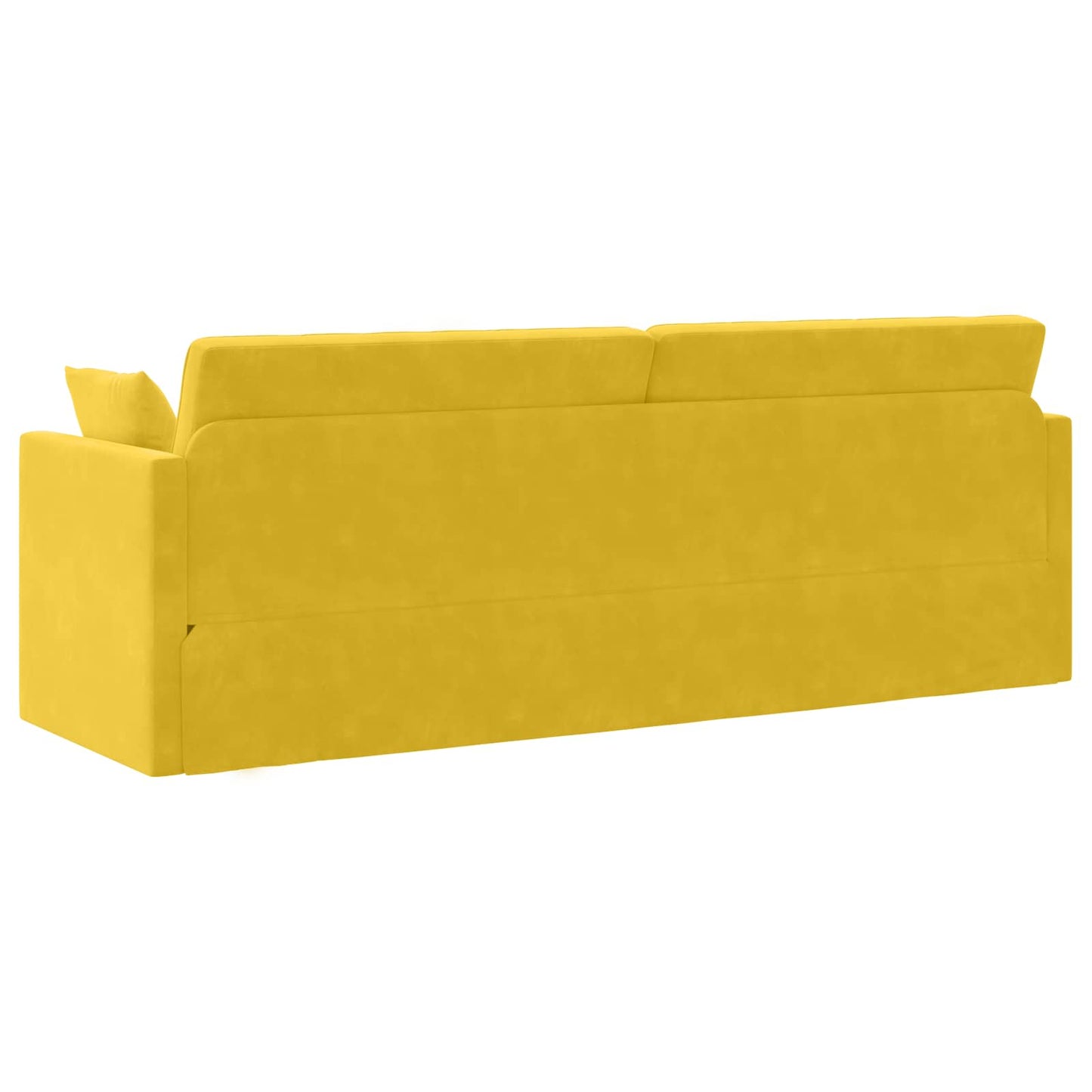 vidaXL Boden-Sofa-Bett 200cm Gelb Samt