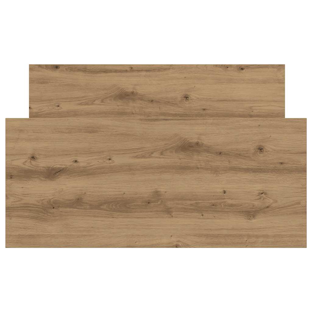 vidaXL Bettgestell ohne Matratze Artisan-Eiche 90x200cm Holzwerkstoff