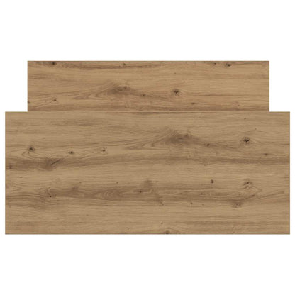 vidaXL Bettgestell ohne Matratze Artisan-Eiche 100x200cm Holzwerkstoff