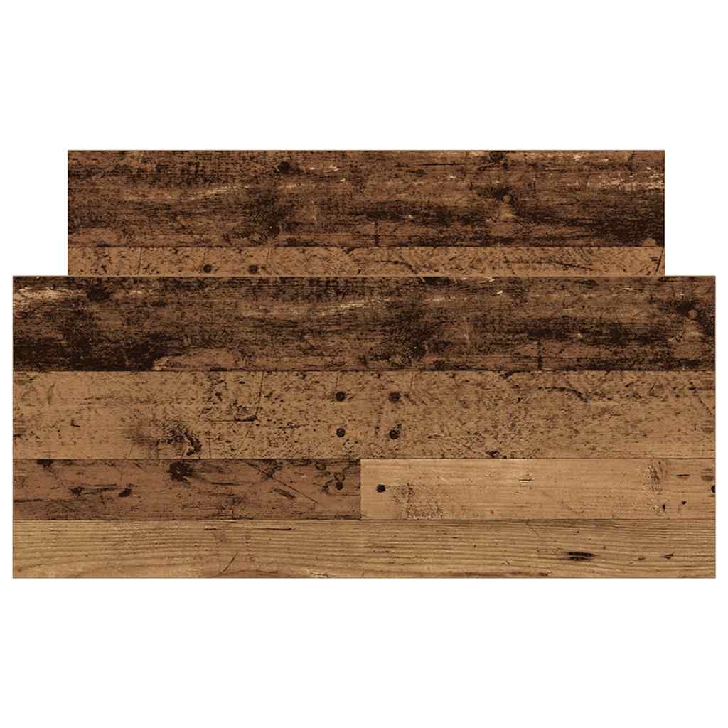 vidaXL Bettgestell ohne Matratze Altholz-Optik 90x190cm Holzwerkstoff