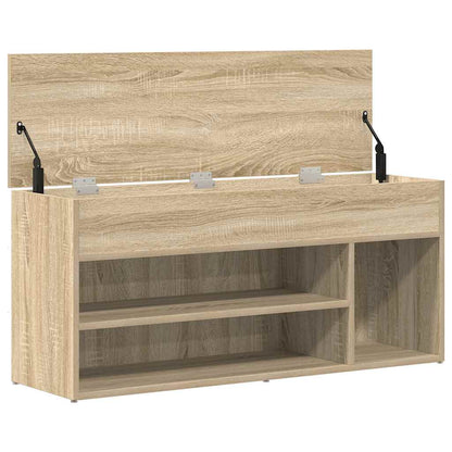 Schuhbank Sonoma-Eiche 102x30,5x45 cm Holzwerkstoff