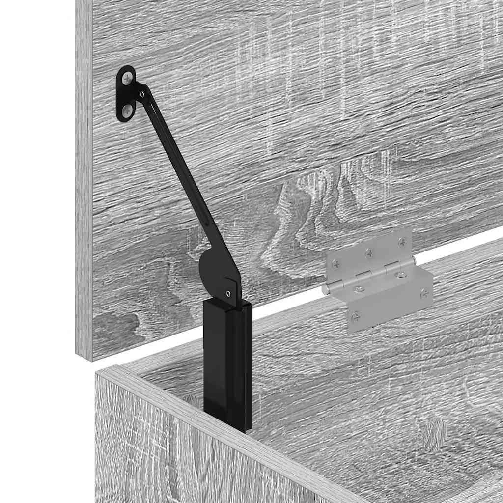 Schuhbank Grau Sonoma 102x30,5x45 cm Holzwerkstoff