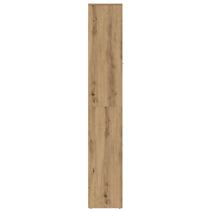 vidaXL Badschrank Artisan-Eiche 30x30x183,5 cm Holzwerkstoff