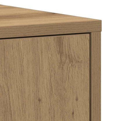 vidaXL Badschrank Artisan-Eiche 30x30x183,5 cm Holzwerkstoff