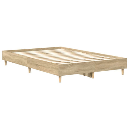 Bettgestell ohne Matratze Sonoma-Eiche 120x200 cm Holzwerkstoff