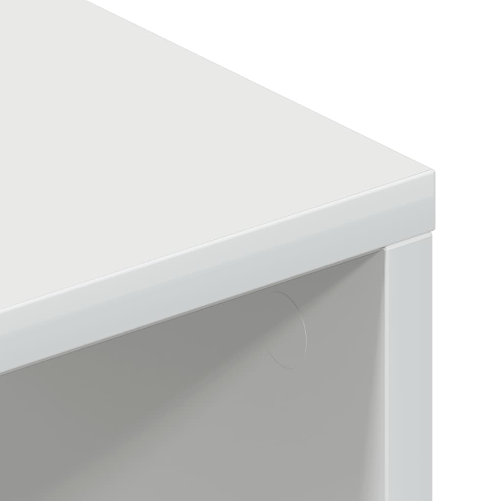 vidaXL TV-Schrank Hochglanz-Weiß 100x40x40 cm Holzwerkstoff