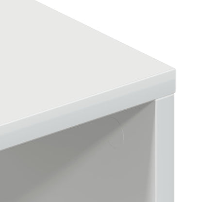 vidaXL TV-Schrank Hochglanz-Weiß 100x40x40 cm Holzwerkstoff
