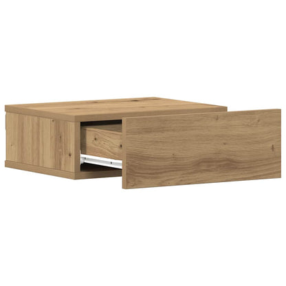 vidaXL Nachttisch Hängend Artisan-Eiche 40x32x15 cm Holzwerkstoff