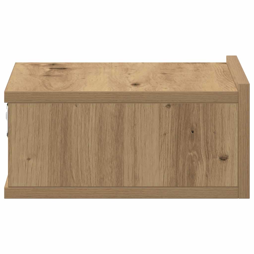 vidaXL Nachttisch Hängend Artisan-Eiche 40x32x15 cm Holzwerkstoff