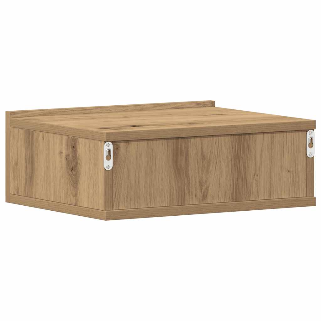 vidaXL Nachttisch Hängend Artisan-Eiche 40x32x15 cm Holzwerkstoff