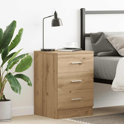 vidaXL Nachttisch Artisan-Eiche 38x35x55 cm Holzwerkstoff