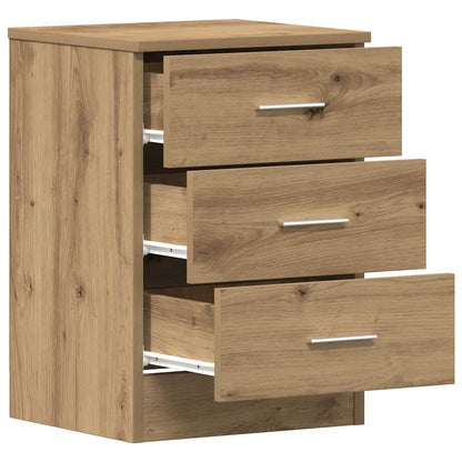vidaXL Nachttisch Artisan-Eiche 38x35x55 cm Holzwerkstoff