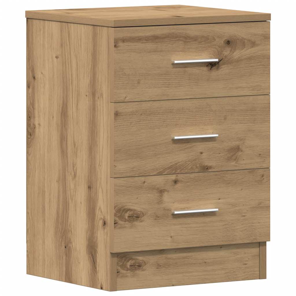 vidaXL Nachttisch Artisan-Eiche 38x35x55 cm Holzwerkstoff